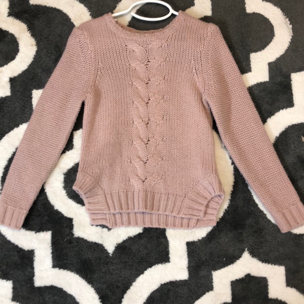 blush sweater